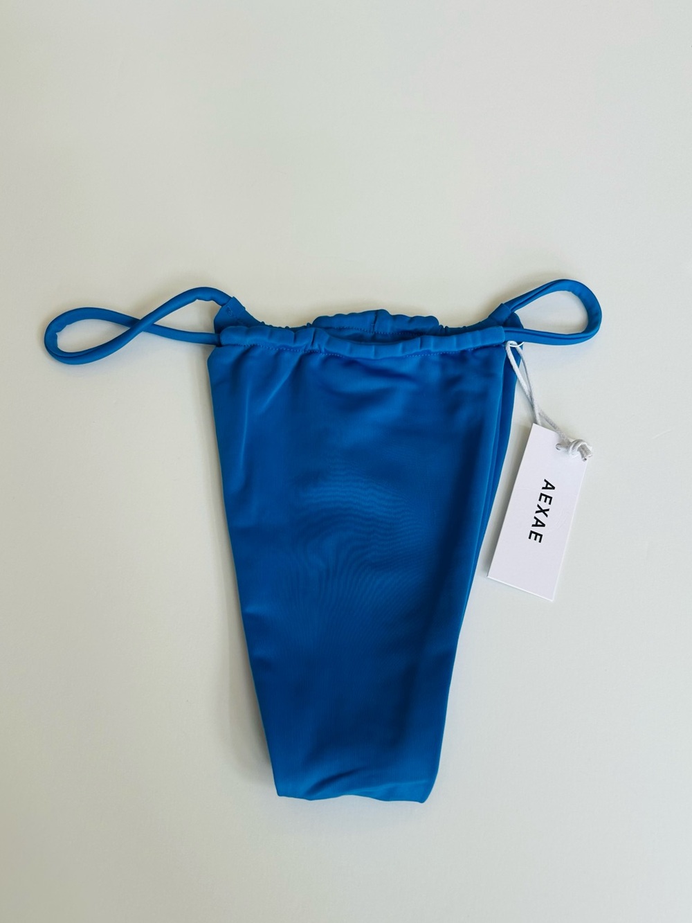 AEXAE NWT String Bikini Bottom Medium Sapphire Blue